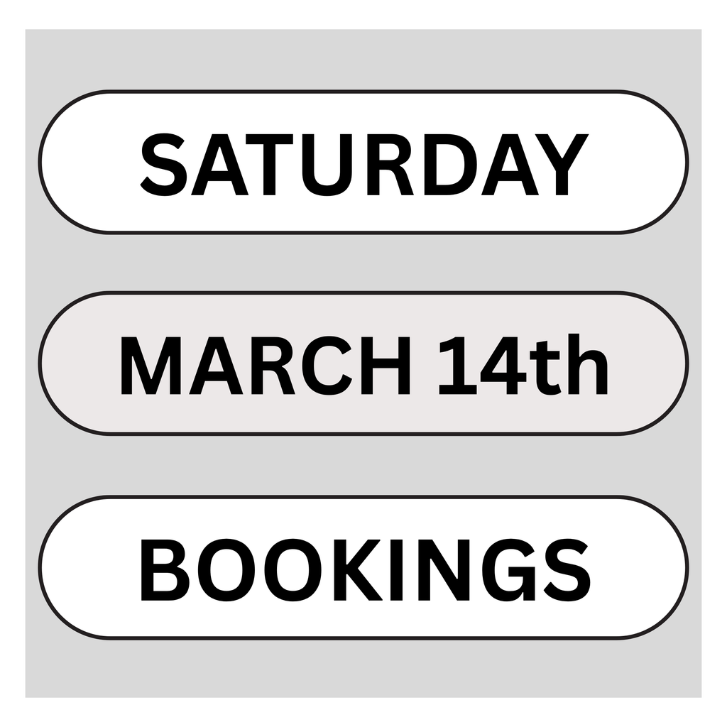 Saturday 14th March 2026