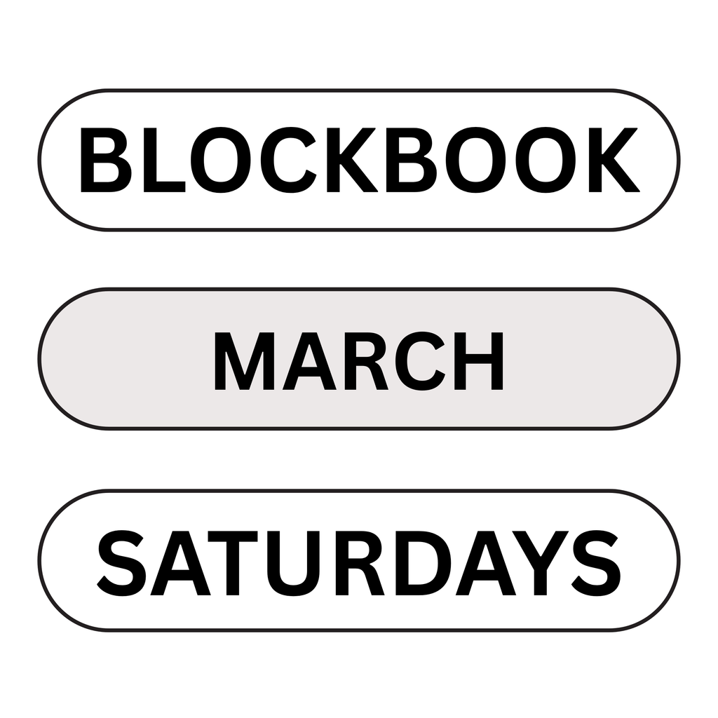 Block Book SATURDAYS 7th, 14th, 21st & 28th March 2026